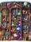 Bookshelf 5D Diamond Painting Kit for Adults – Full Drill Diamond Art, DIY Gem Painting Craft, Paint by Diamonds Home Wall Decor Gift (16×20 Inch)